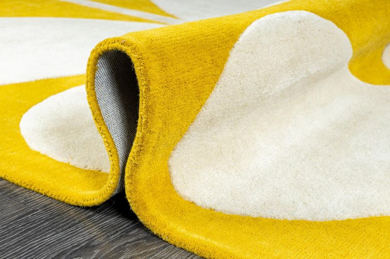 Индийский ковер из шерсти Carpet «ORLA KIELY» Yellow Stem 59306 160 x 230 см