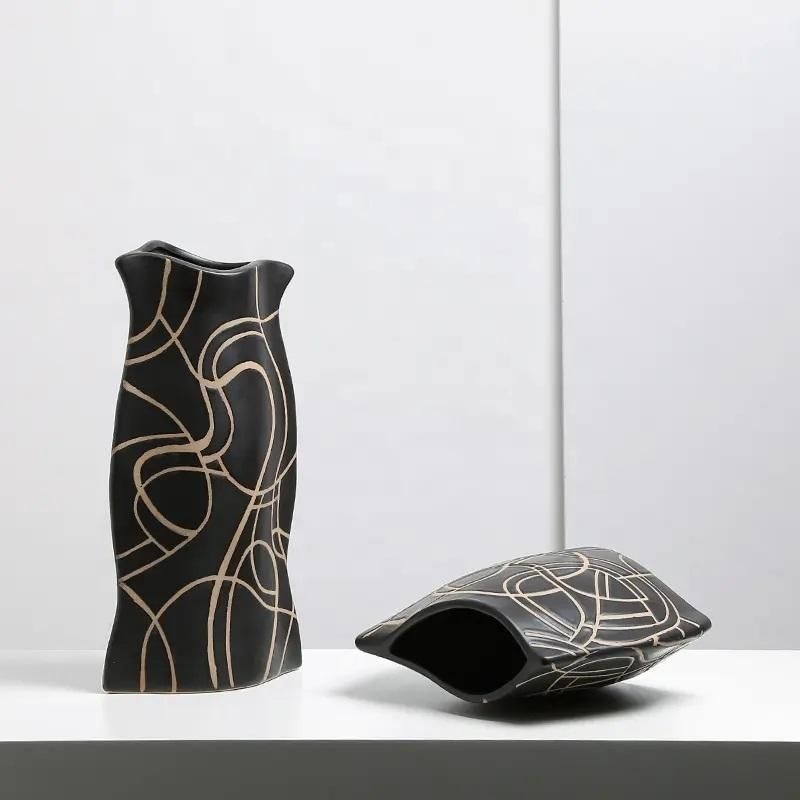 Ваза Sotogrande Abstract flat vase B BD-3048800