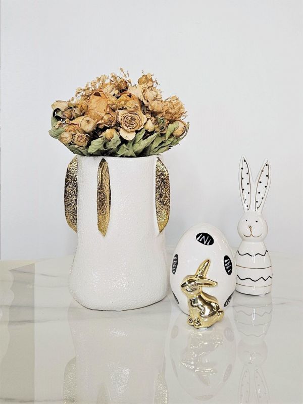 Ваза Sotogrande Golden fish scale vase B BD-3048908