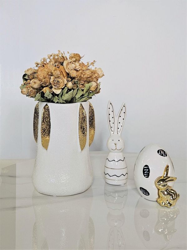 Ваза Sotogrande Golden fish scale vase B BD-3048908