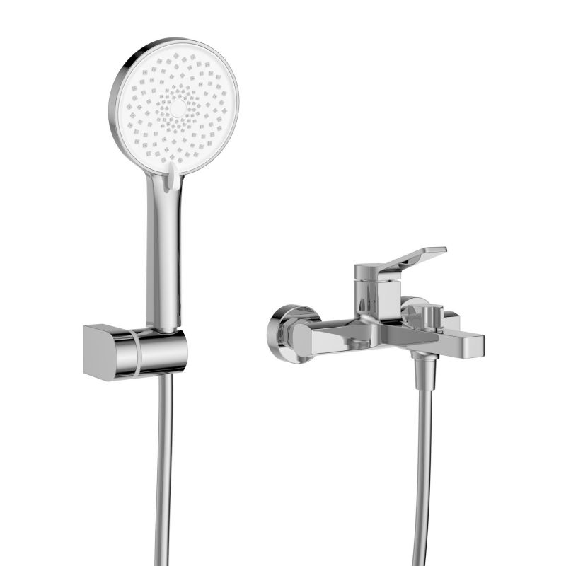 Смеситель для ванны и душа BelBagno ALBANO-VASM-CRM Хром фото 2