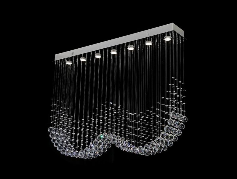 Люстра Clear crystal Newport 8400 GU10 50W 8407/PL chrome фото 1