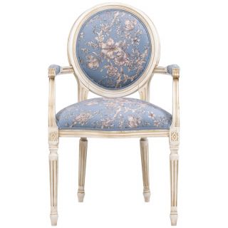 Кресло (стул с подлокотниками) ByObject Эстер blue BD-3143332