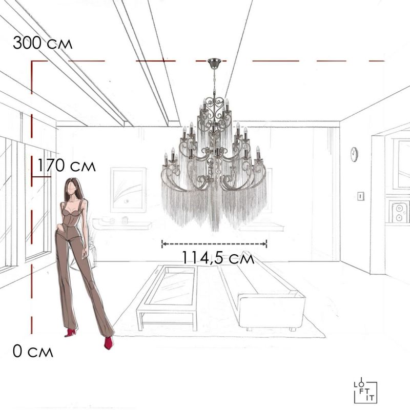 Подвесная люстра LOFT IT Wonderland E14 40W 10405/24 фото 7