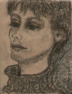 Картина "Портрет молодого человека" 25x9,2 Лика Волчек