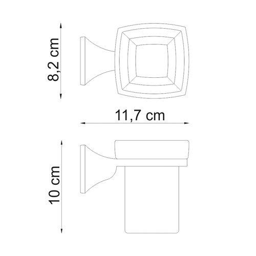 Стаканчик WasserKRAFT Wern K-2528