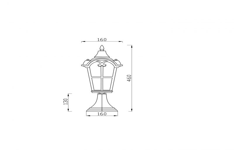 Уличный фонарь Maytoni Albion O413FL-01BZ фото 6