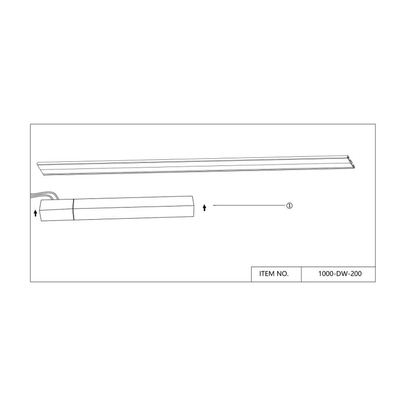 Блок питания для трекового магнитного светильника 200W 42V IP20 Favourite Techno-LED Unica 1000-DW-200 фото 3