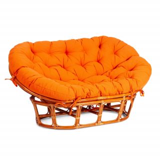 Диван TetChair MAMASAN 23/02 W /с подушкой/ мед, оранжевый BD-3074190