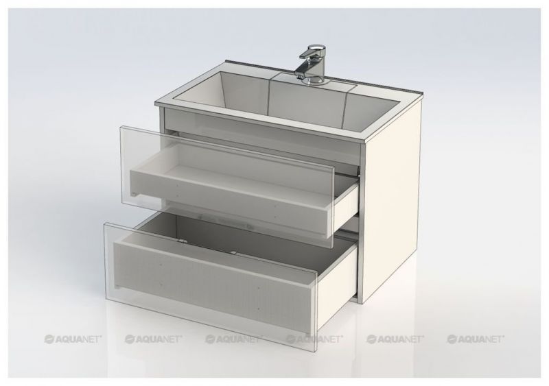 Тумба с раковиной Aquanet Алвита 70 белый 00212680