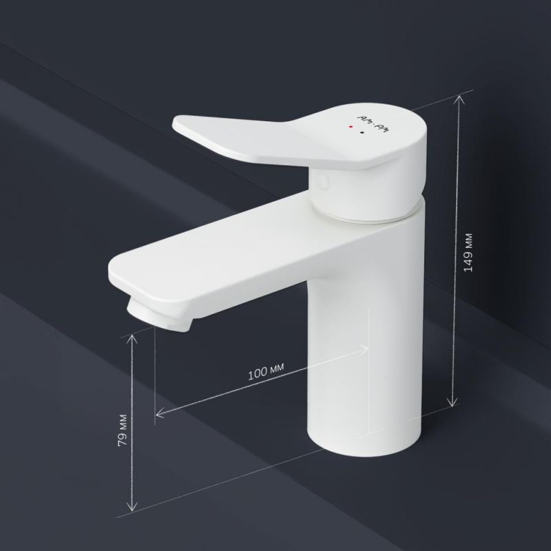 Смеситель для раковины AM.PM X-Joy F85A02133 фото 9