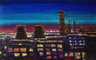 Картина "Огни большого города" Ирина Гвоздецкая