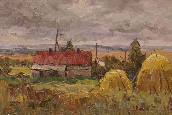 Картина "Дождь" 35x50 Вилков Андрей фото 1