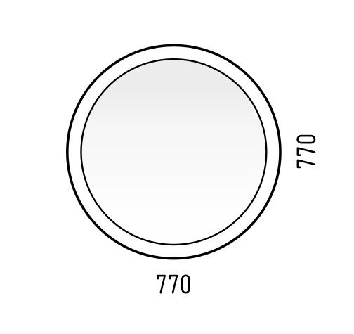 Зеркало Corozo Мицар SD-00000891 77 см с подсветкой