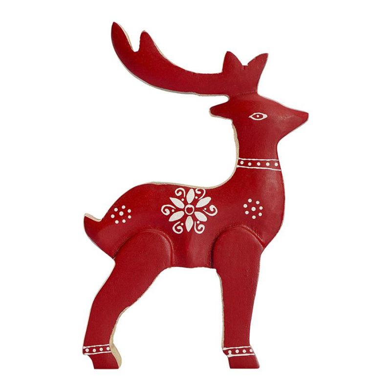 Декор новогодний reindeer rudolph из коллекции new year essential, 20 см Tkano BD-3067880 фото 1