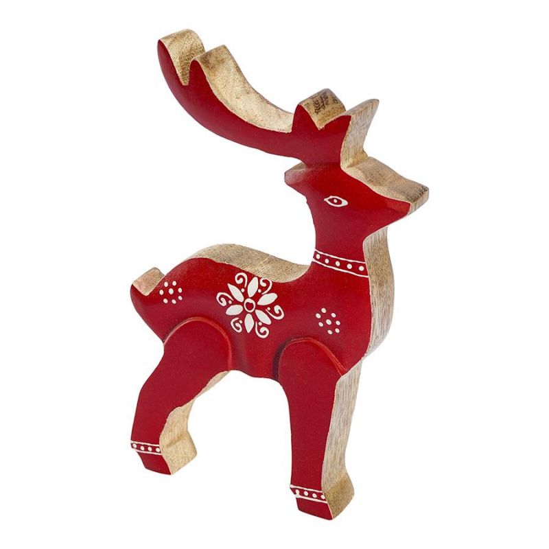 Декор новогодний reindeer rudolph из коллекции new year essential, 20 см Tkano BD-3067880 фото 3