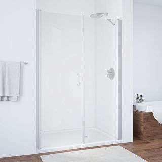 Душевая дверь Vegas Glass EP-F-2 145 07 01 L, профиль хром, стекло прозрачное