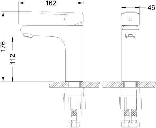 Смеситель для раковины Lemark Point LM0306C