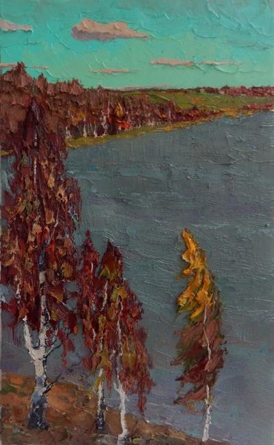 Картина "На берегу" 30x50 Головченко Алексей фото 1