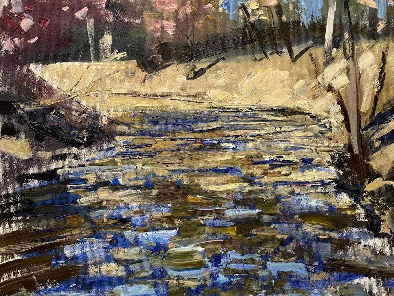 Картина "Весенние паводки" Волошин Никита