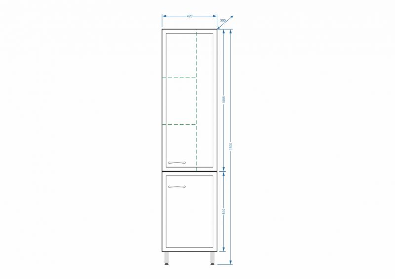 Пенал Stella Polar Концепт SP-00000148 42х180 см