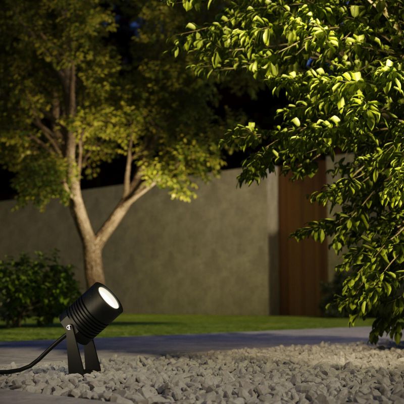 Светильник садово-парковый со светодиодами Elektrostandart Landscape LED 043 FL LED черный