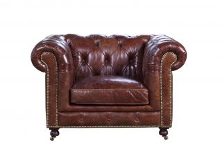 Кресло Sotogrande Chesterfield RS073-1 BD-3053815 темно-коричневый