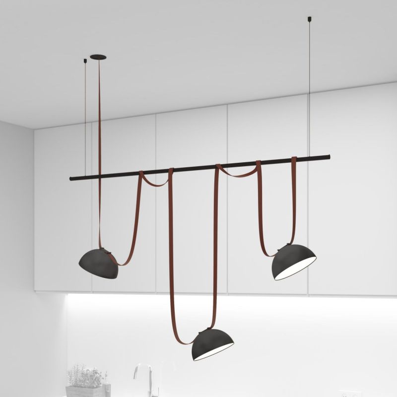 Комплект ременной трековой системы Denkirs Belty SET на штанге Rod LED 72W белый (дневной) DK55SET05-01-BR фото 2