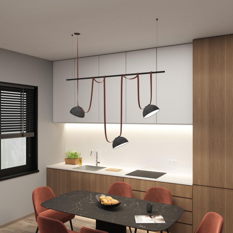 Комплект ременной трековой системы Denkirs Belty SET на штанге Rod LED 72W белый (дневной) DK55SET05-01-BR фото 3