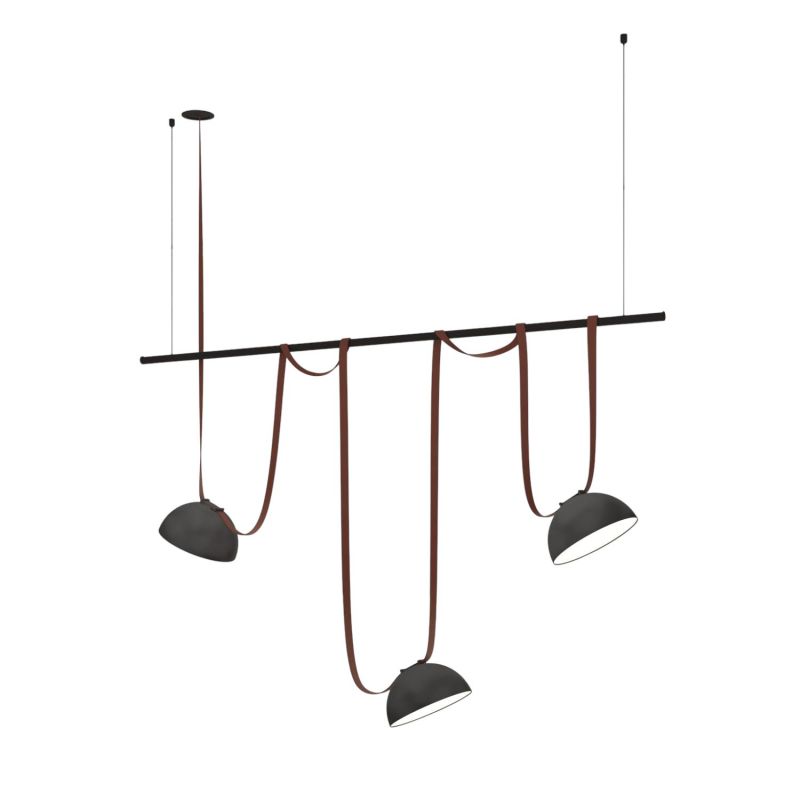 Комплект ременной трековой системы Denkirs Belty SET на штанге Rod LED 72W белый (дневной) DK55SET05-01-BR фото 1