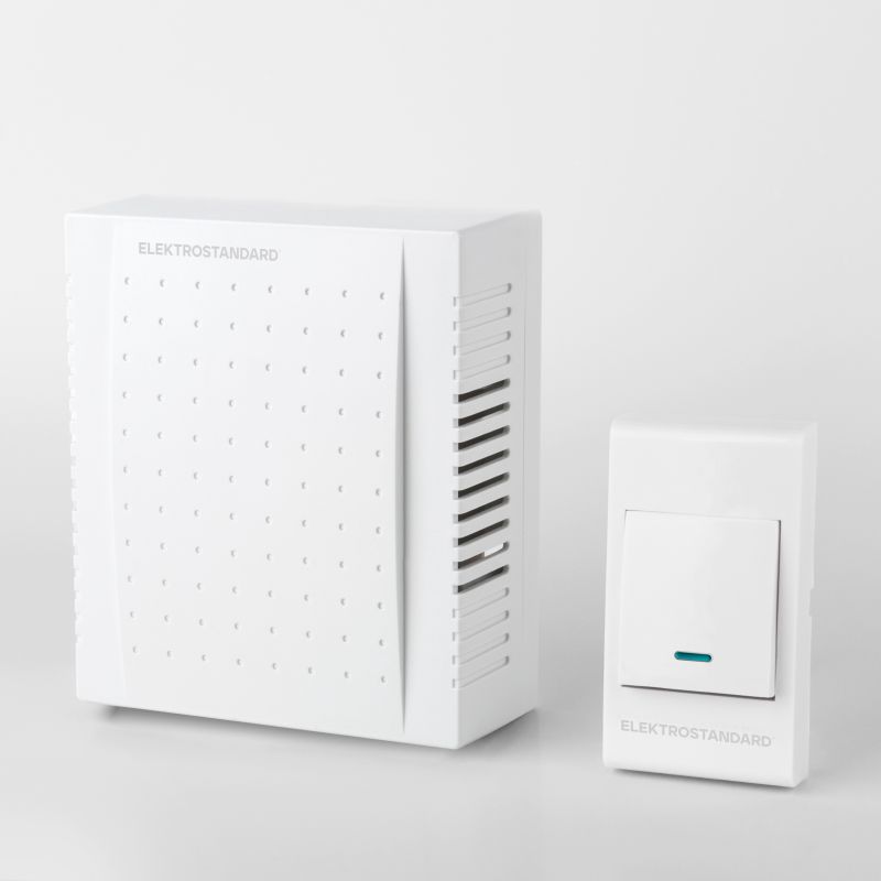 Звонок электромеханический Elektrostandard DBQ26 1M IP44 белый фото 1