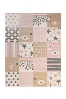 Ковер  NORRKIDS PATCHWORK PINK NORR Mobler BD-2394968