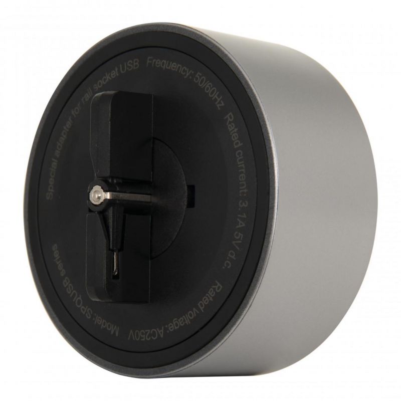 Трековая розетка Arte Milano 3.1A 250V 399732TS/USB-Type-C Silver фото 4