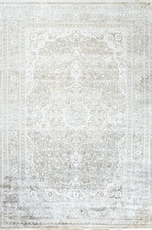 Турецкий ковер из эвкалиптового шёлка и акрила Carpet «VERSAİLLES PALACE» M440G-SH.CREAM-CREAM 300 x 400 см фото 1