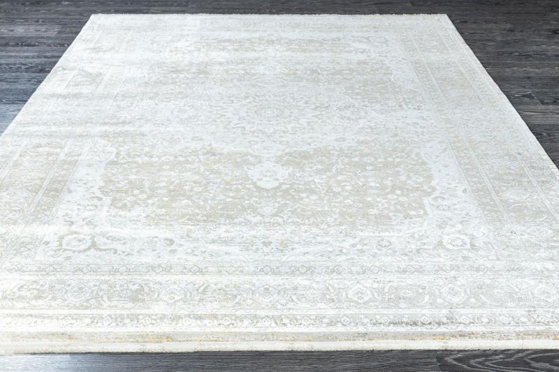 Турецкий ковер из эвкалиптового шёлка и акрила Carpet «VERSAİLLES PALACE» M440G-SH.CREAM-CREAM 300 x 400 см фото 2