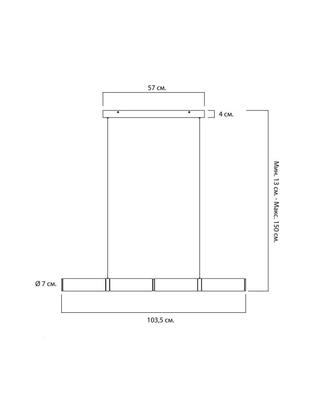 Светодиодная люстра LH Mirror Home Хардинг BD-3069864 фото 5