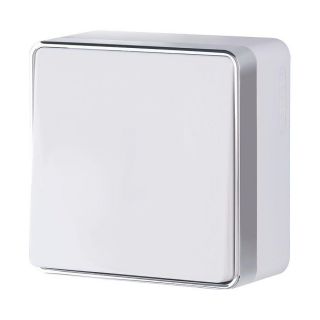 Выключатель одноклавишный проходной Gallant (белый) Werkel W5012001