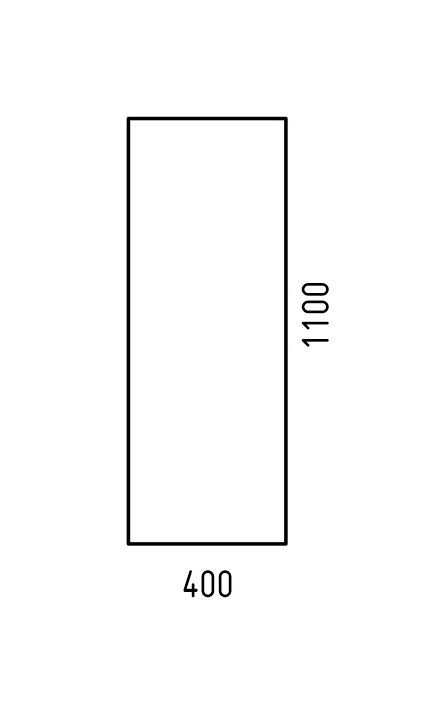 Пенал подвесной Corozo Огайо 40 40х110 см, SD-00000631