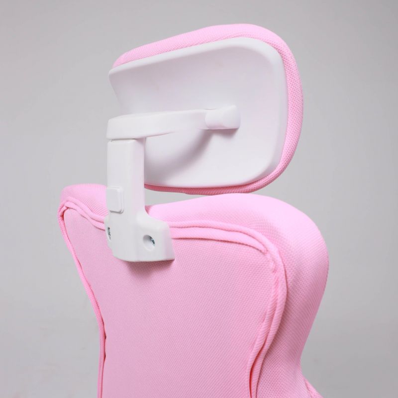Кресло поворотное LOLU, ткань, (розовый) 102542