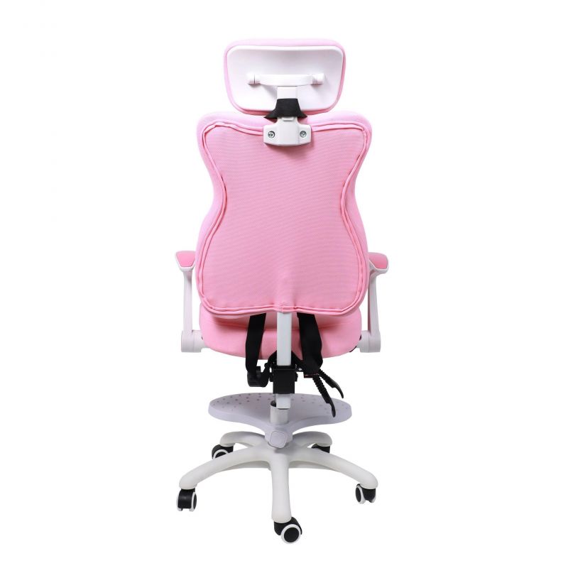 Кресло поворотное LOLU, ткань, (розовый) 102542