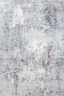 Турецкий ковер из полиэстера Carpet «TORINO» B450C-WHT-C.LILA 80 x 150 см