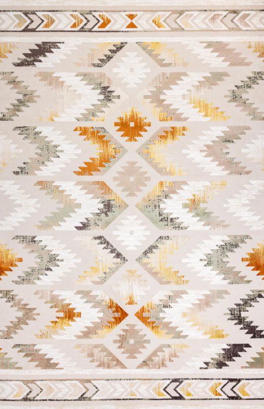 Турецкий ковер из акрила и полиэстера Carpet «LAPENA» 11615-L.BGE-MULT 160 x 230 см фото 1