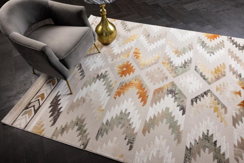 Турецкий ковер из акрила и полиэстера Carpet «LAPENA» 11615-L.BGE-MULT 160 x 230 см фото 8