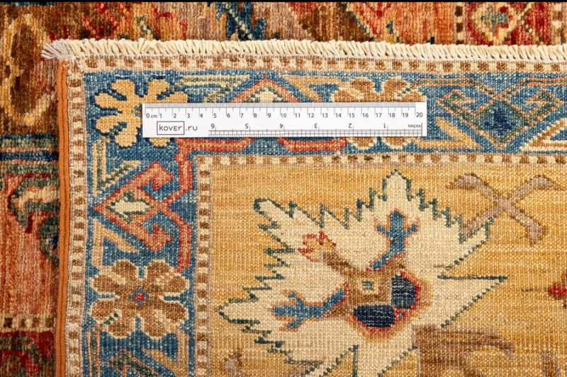 Пакистанский ковер из шерсти Carpet «KAZAK ROYAL» 231636-GLD-GLD 246 x 310 см