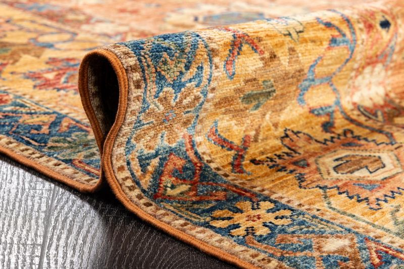 Пакистанский ковер из шерсти Carpet «KAZAK ROYAL» 231636-GLD-GLD 246 x 310 см