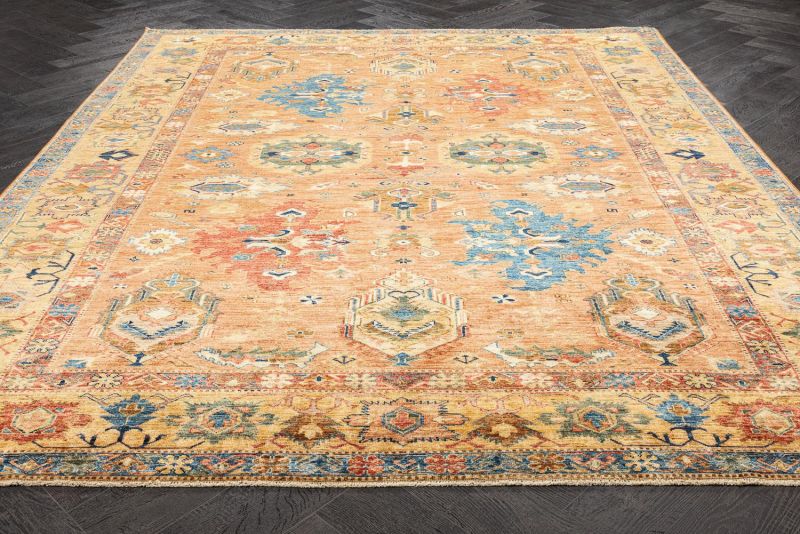 Пакистанский ковер из шерсти Carpet «KAZAK ROYAL» 231636-GLD-GLD 246 x 310 см