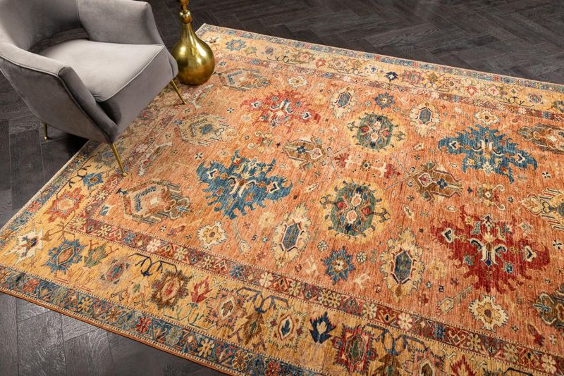 Пакистанский ковер из шерсти Carpet «KAZAK ROYAL» 231636-GLD-GLD 246 x 310 см