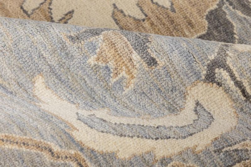 Индийский ковер из шерсти Carpet «OUSHAK CLASSIC» MB-1A-D.BLUE 309 x 407 см фото 5
