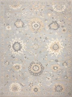 Индийский ковер из шерсти Carpet «OUSHAK CLASSIC» MB-1A-D.BLUE 309 x 407 см