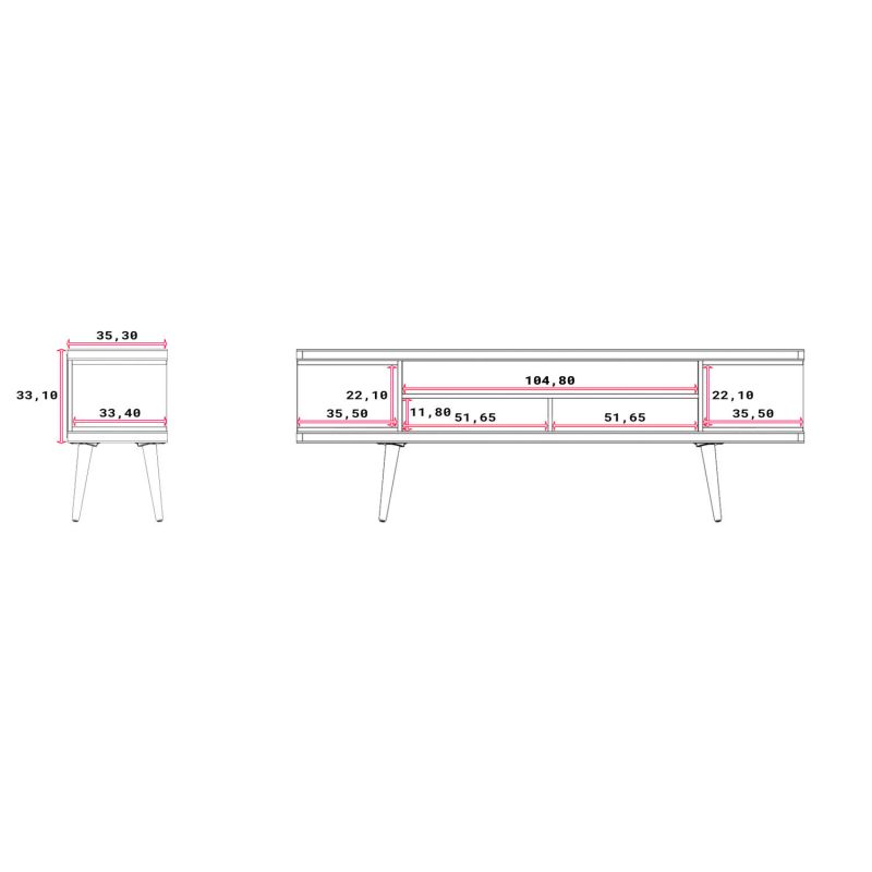 Тумба Manhattan Comfort Axel PA18152